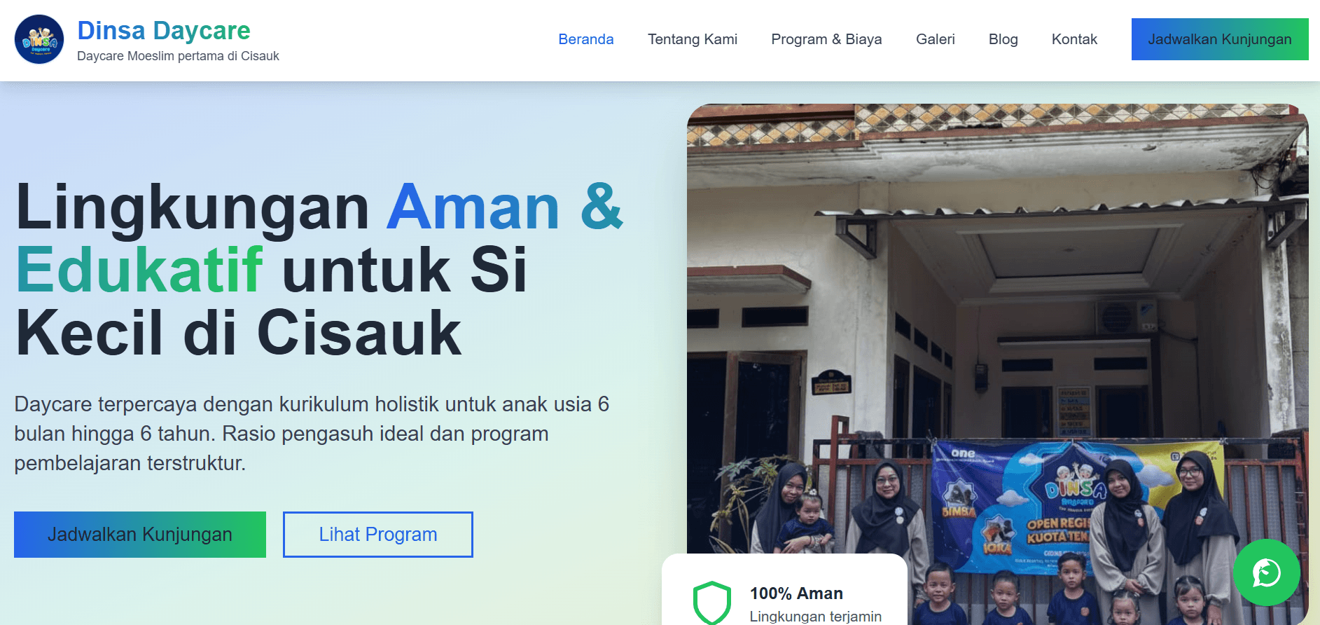 Dinsa Daycare – Website Daycare & Pendidikan Anak